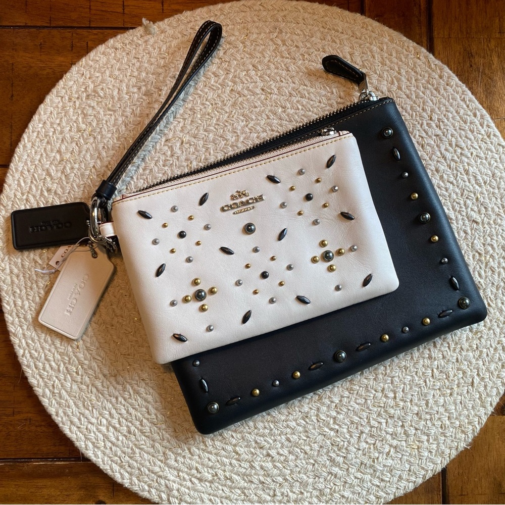 Coach Rivet Wristlet Set